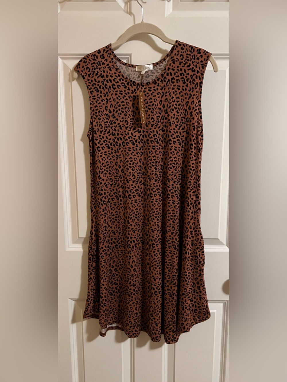 NWT Riley & James animal print tank dress. Size L